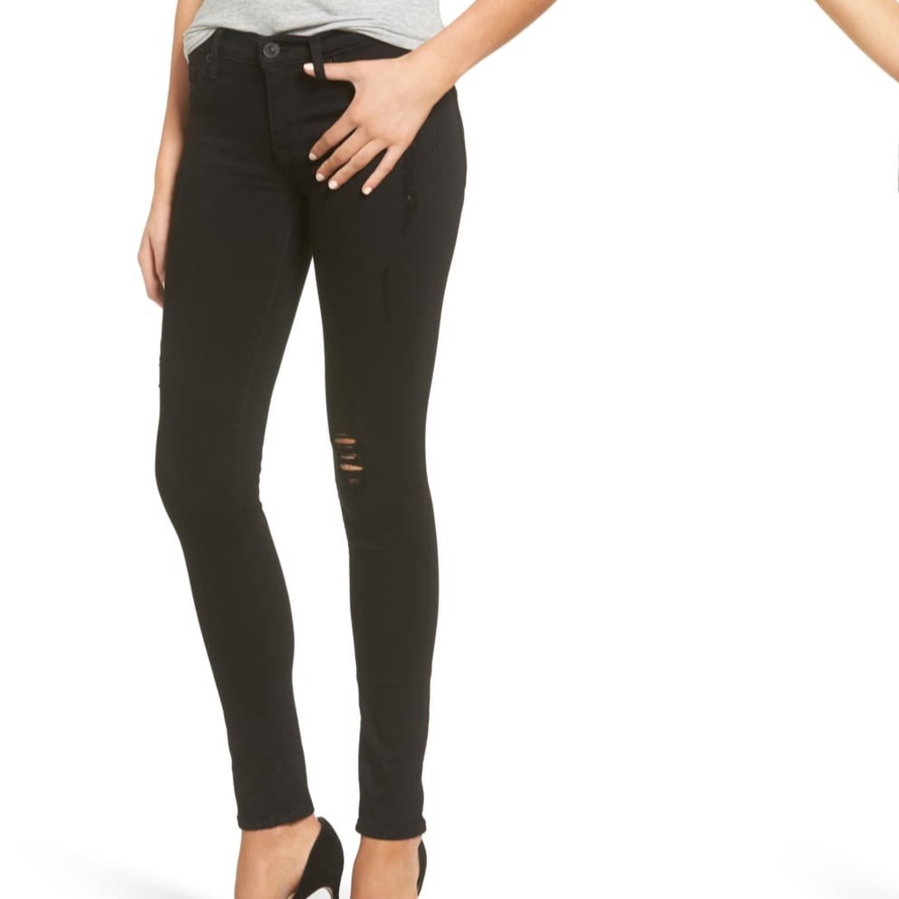 Hudson Krista Distressed Skinny Denim